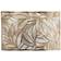 Homescapes Floral Leaf Decorative Place Mat Gold (45x30cm)