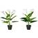 Homcom Artificial Realistic Calla Lily White Artificial Plant 2pcs