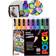 Posca PC-5M Medium Kulspets Set med 8 Pastellfärger