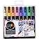 Posca PC-5M Medium Kulspets Set med 8 Pastellfärger