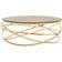 Premier Housewares Contemporary Gold Coffee Table 108cm