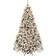 Costway Artificial with Snow and Warm LED Lights White Christmas Tree 225cm