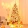 Costway Artificial with Snow and Warm LED Lights White Christmas Tree 225cm