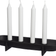 Ernst Advent Black Candlestick 5.5cm