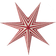 Scandi Living Bare Advent Star White/Red Advent Star ∅ 60cm
