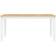 vidaXL Corona White/Natural Spisebord 80x160cm