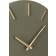 Mica Decorations Aluminium Dark Green Väggklocka 35.5cm