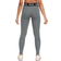 Nike Girl's Pro Dri-FIT Leggings - Carbon Heather/White