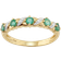 Gemondo Classic Art Ring - Gold/Emerald/Diamonds