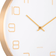 Karlsson Elegance Glow Gold/White Väggklocka 40cm