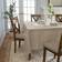 Home Details Chic and Rustic Tablecloth Beige (365.8x177.8cm)