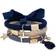 Dark Hair Ties with Charms Combo