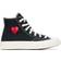 Converse PLAY Comme des Garçons Single Heart Chuck 70 High Top - Black/Red/Egret