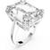 Swarovski Mesmera Cocktail Ring - Silver/Transparent