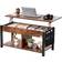 VEVOR Lift Top with Extra Storage Pockets Brown Sofabord 48x106cm