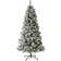 Wilko Flocked Fir Green Christmas Tree 213cm