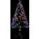 Shatchi Pre-Lit FFibre Optic Green Christmas Tree 90cm