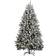vidaXL Artificial Foldable 300 LEDs & Baubles Green/White Julgran 270cm