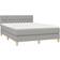 vidaXL LED Box Spring Ramsäng 144x203cm