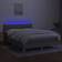 vidaXL LED Box Spring Ramsäng 144x203cm