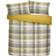 Dreams & Drapes Connolly Duvet Cover Grey, Yellow (200x200cm)