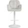 CLP Natoma Matt White Bar Stool 118cm