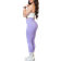 Gtech Valiant Seamless Contour Scrunch Tights - Purple
