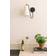 Globen Lighting Lou White/Black Wall light