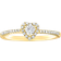 Macy's Heart Halo Engagement Ring - Gold/Diamonds