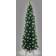 Shatchi 8Ft Pencil Green / White Christmas Tree 70cm