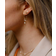 WiOGA Alona Earrings - Gold/Coral/Pearls/Blue