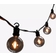 Konstsmide 4148-800 Black/Clear Ljusslinga 10 Lampor