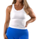 Gtech Ribbed Seamless Tank Top - White