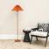 ValueLights Burnt Orange Floor Lamp 156cm