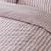 Catherine Lansfield Brushed Stripe Påslakan Rosa (200x135cm)
