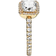 Pandora Square Sparkle Halo Ring - Gold/Transparent