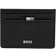 HUGO BOSS Signature Stripe Card Holder - Black