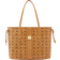MCM Reversible Liz Shopper In Visetos Medium - Cognac