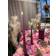 Deluxe Homeart Real Flame Magenta LED-lys 38cm 2stk