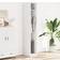 vidaXL 3307774 White Garderobe 200x30cm