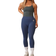 Gtech Valiant Seamless Contour Scrunch Tights - Navy Blue