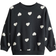 H&M Girl's Sweatshirt - Dark Grey/Hearts