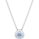 Swarovski Una Necklace - Silver/Blue/Transparent