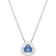 Swarovski Una Necklace - Silver/Blue/Transparent