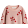 H&M Patterned Cotton Jumper - Dusty Pink/Candy Canes