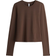 H&M Long Sleeved Microfibre Top - Dark Brown