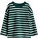 H&M Boy's Long-sleeved T-shirt - Dark Green/Striped