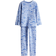 H&M Patterned Jersey Pajamas - Light Blue/Dinosaur (1230478001)