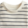 H&M Langarmbody - Light Beige/Striped