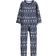 H&M Cotton Pajamas with Print - Dark Blue/Patterned (1241327008)